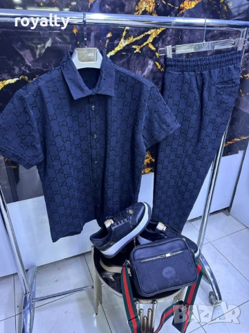 Gucci Нов Мъжки Комплект Гучи 