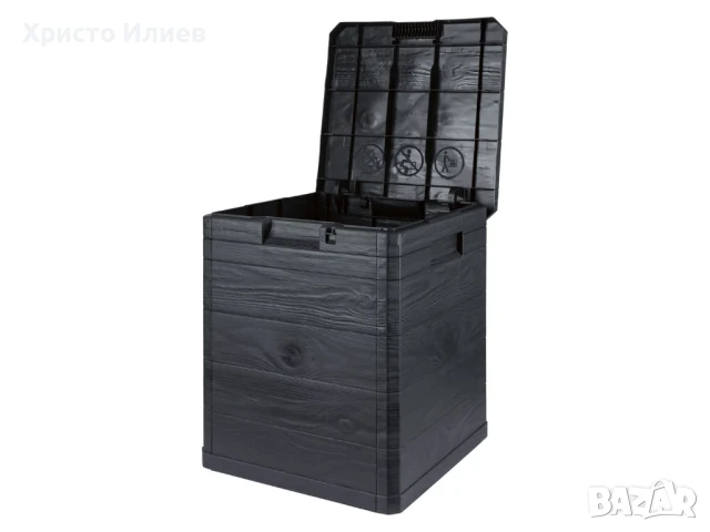 Градинска кутия за съхранение 90л Шкаф Кутия за градината, снимка 2 - Градински мебели, декорация  - 51285037
