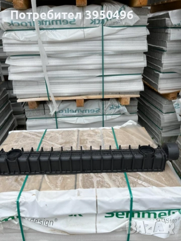 Линеен отводнител 100х100х1m, А15 - #Semmelrock, снимка 5 - Строителни материали - 53044994