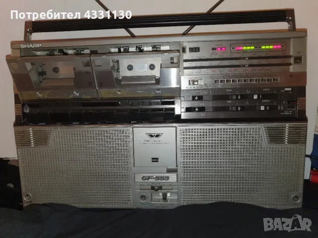 sharp gf 555 касетофон, снимка 9 - Радиокасетофони, транзистори - 49767874