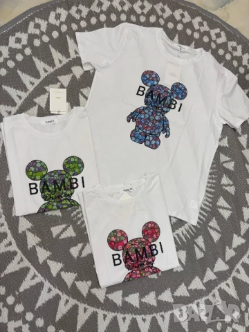 Тениска с мече Овърсайз 