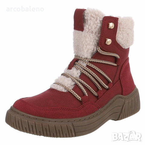 Дамски боти с връзки, 5цвята , снимка 7 - Дамски боти - 52021854