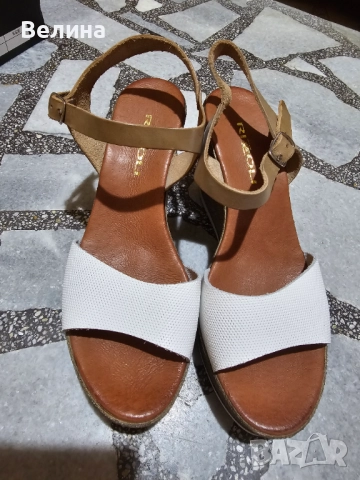Дамски сандали на платформа , снимка 3 - Сандали - 51453089
