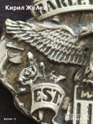 КАТАРАМА за КОЛАН с Лого HARLEY - DAVIDSON много красива релефна 15607, снимка 4 - Колани - 51178126