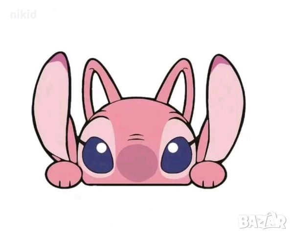 Стич Stitch Лило лепенка за автомобил кола Авто стикер стена прозорец мебел, снимка 5 - Други - 52830548