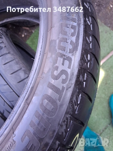 255 40 20 BRIDGESTONE 2бр летни дот 2022г , снимка 6 - Гуми и джанти - 53659864