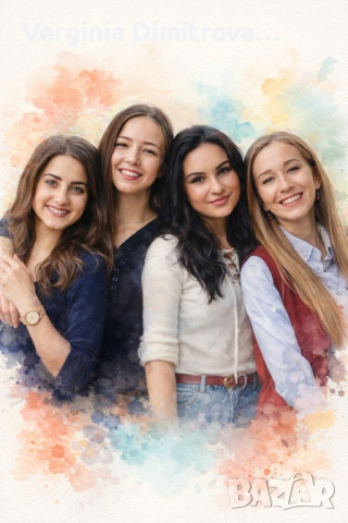 Дигитален портрет за по снимка