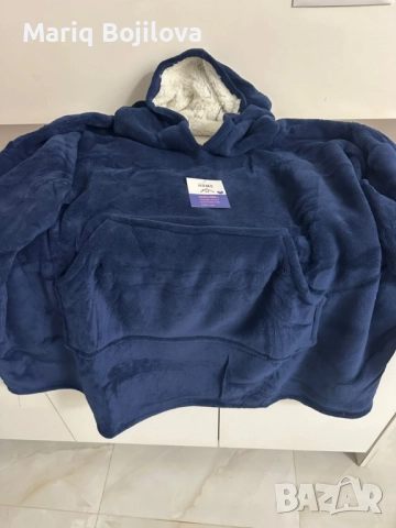 🧣 Дебело зимно одеяло с ръкави и качулка TOP QUALITY HOME SWEET, снимка 6 - Други - 52256155