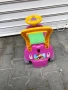 Количка за яздене и бутане Маймунка, Ride-On Monckey, 46x23x41 cm, Розова, снимка 6