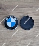 BMW капачки за джанти 56мм бяло-сини класически – комплект 4 бр, снимка 1