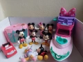 Фигурки Mickey Mause и яхта Minnie Mouse Disney Mattel 2012 кораб лодка сладкарница Мини Маус Дисни, снимка 1