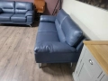 Син кожен комплект дивани тройка и двойка, снимка 11