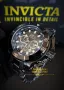 часовник INVICTA Chronograph Black full metal 50 mm, Инвикта нов , снимка 8