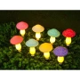 Комплект декоративни соларни гъбки за градина – Светеща декорация с 2м кабел 4477, снимка 2