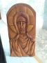 Стара икона дърворезба, снимка 2