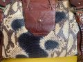 Оригинална чанта Cole Haan Sierra Snake Print Естествена кожа змийски принт, снимка 2