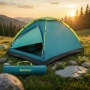 Двуместна лека къмпинг палатка с комарник и чанта за пренасяне, 205x145x100см, снимка 1