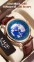 LIGE Relogio Masculino моден кварцов часовниk модел 2024,водоусточив,кожена каишка,уникален дизайн, снимка 3