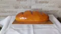 Стар макет на хляб - дърво и гипс, снимка 5