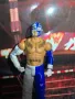 Екшън фигура WWE Rey Mysterio Рей Мистерио Mattel Half White Half Blue, снимка 15