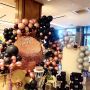 украса с арка с балони за абитуриентски бал,рожден ден,юбилей и други, снимка 7