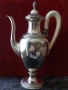Сребърна кана за вода,чай,кафе,вино,ракия,среро 800,вместимост 1 литър,дръжка слонова кост., снимка 1