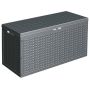 vidaXL Градинска кутия за съхранение със захват ProGarden 300 л сива