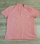 Мъжка розова риза с къс ръкав памук и лен , снимка 1