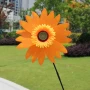 5947 Градинска вятърна въртележка Голямо цвете със слънчоглед, 70 см, снимка 7