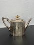 Дебело посребрен английски чайник. №5414, снимка 1 - Антикварни и старинни предмети - 45804832