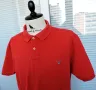 Gant Mens Red Short Sleeve Cotton Pique Casual Polo Cotton T-Shirt Size XL, снимка 3