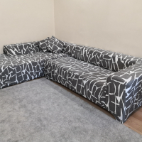 Еластичен калъф за диван "Харизма", сиво, снимка 5 - Други - 44977581