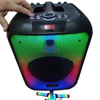 Bluetooh Karaoke Speaker NDR 102B - Красив LED високоговорител със 7 режима; 2 години гаранция, снимка 3 - Други стоки за дома - 45782546