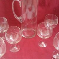 Чаши с кана  за вино ръчно гравиран , снимка 6 - Антикварни и старинни предмети - 19064434