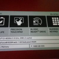 Продавам неработещ лаптоп Acer E5-571G за части, снимка 7 - Части за лаптопи - 45468158
