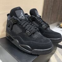 NIKE AIR JORDAN 4 - black cat, снимка 3 - Кецове - 45294716