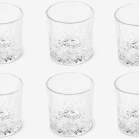 Комплект от деликатно стъкло,6 чаши и купа за лед с удобни щипки, снимка 8 - Чаши - 45751686
