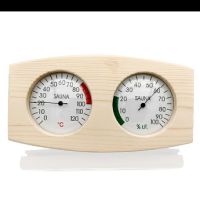 2 в 1 Брезов дървен термометър за сауна Хигрометър Измервател на температурата Стая за сауна Сауна

, снимка 1 - Други - 45371812