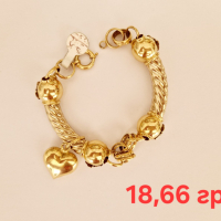 Дамски златни гривни, снимка 10 - Гривни - 45059777