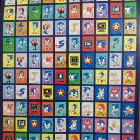 200 бр Соник Sonic книжка албум самозалепващи лепенки стикери, снимка 4 - Други - 45164039