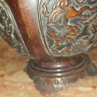 Старинен съд пурпурен бронз, снимка 7 - Антикварни и старинни предмети - 45710991
