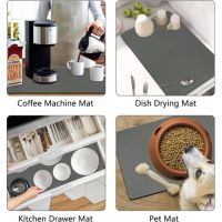 Абсорбираща подложка за кафе машини, чинии и чаши, снимка 4 - Аксесоари за кухня - 45806442