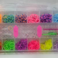 Пълен комплект ластички за плетене Loom Bands с всички аксесоари, снимка 2 - Играчки за стая - 45216214