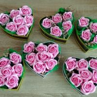 Ароматни сапунени рози, снимка 2 - Изкуствени цветя - 45835846
