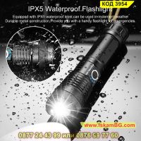 Мощен фенер със zoom 8000 лумена XHP50 и 5 режима на мащабиране - КОД 3954, снимка 2 - Прожектори - 45191312