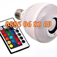 Диско крушка с Bluetooth, LED диско крушка с колонка, снимка 2 - Крушки - 45032032