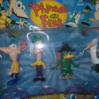 Фигурки за торта или игра  Финиъс и Фърб (Phineas and Ferb) , снимка 1 - Фигурки - 43393401