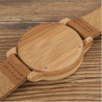 Страхотен дървен часовник Arashiyama Bamboo (005), снимка 3 - Луксозни - 44988785