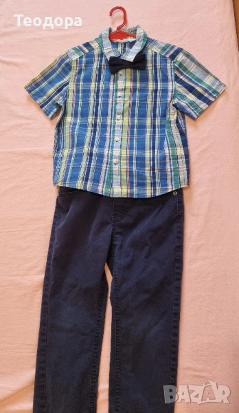 Сет риза H&M и панталони 110, снимка 1