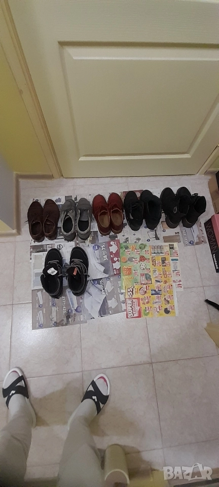 Обувки Декатлон зимни и естествена кожа спортни, снимка 1